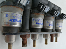 Gasanlage LPG/CNG Rail 4 Einspritzdüsen Prins Injektor 67r-010092 Class2 WEISS