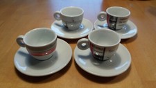 4x Illy Espressotassen Set 2002 unbenutzt