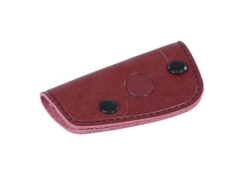 Leder schlüsseletui rot - leder,