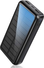Solar Powerbank 30000mAh Externer Akku Power Bank Tragbares Ladegerät XN-828P