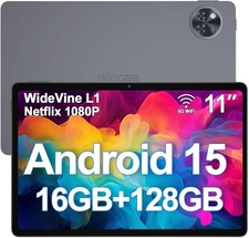 DOOGEE U11 Android 15 Tablet 11 Zoll 16GB RAM +128GB ROM 8580mAh Tablet 13MP+5MP