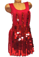 Glitzer Pailletten Kleid