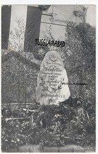 Gedenkstein Denkmal beschriftet Stein für tapfere Soldaten 1 WK Feldpost stempel