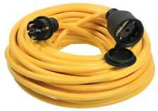 Verlängerungskabel Außen 5m-50m Gummikabel Schuko 230V Stromkabel Gelb IP44