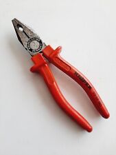 KNIPEX Kombinationszange 180mm, Rot 03-180 Elektriker Werkzeug W-Germany 