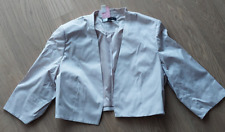 eleganter Bolero in hellbeige/champagner mit Innenfutter, Marke comma, Größe 40