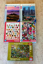 Puzzle 5x1000 Teile konvolut