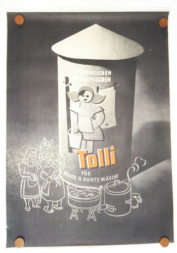 Ddr plakat tolli - plakat, waschmittel