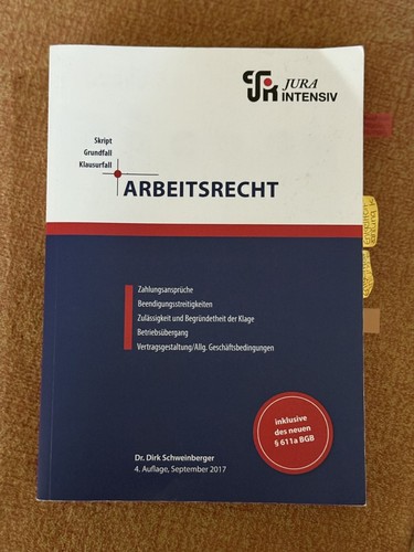 Jura intensiv arbeitsrecht - intensiv:,