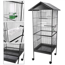 Vogelvoliere rollbar Metall