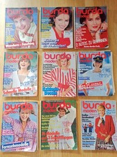 BURDA Moden Zeitschrift 25 St. aus Jahrgang 1980/82/83/84/85 inkl. Schnittmuster