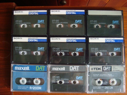 Dat maxell sony tdk - 9,