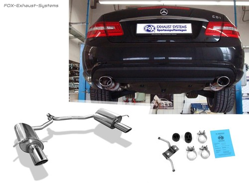 Duplex sportauspuff mercedes - ,