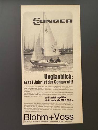Blohm voss segeljolle conger - +,