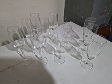 Sektgläser Likörgläser 6x  18, 3x 16,2x15 cm Hoch 