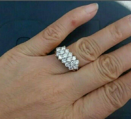 Rund diamant cluster - rund,