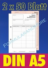 Din stundennachweis 2x50 - din, stundennachweis,2x50