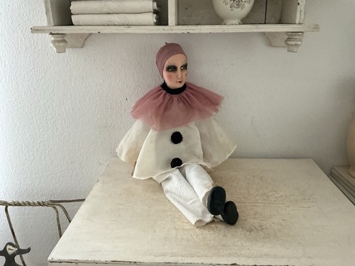 Alte boudoir doll pierrot - boudoir,