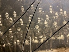 Antikes Foto SCHAMMELSDORF / Litzendorf BAMBERG Freiwillige Feuerwehr 1929