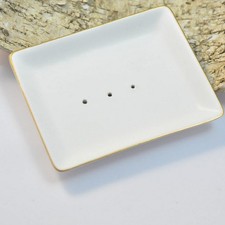 Seifenschale 10x12 cm weiß