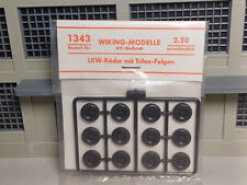 (1103) Wiking 1:87, 1343 LKW Räder mit Trilex-Felgen