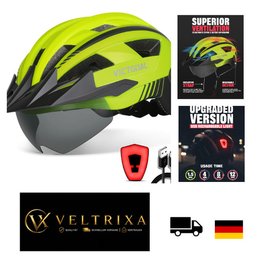 Fahrradhelm gelb herren damen - fahrradhelm,