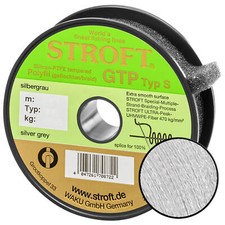 Schnur STROFT GTP Typ S Geflochtene 125m Silbergrau Angelschnur Leine