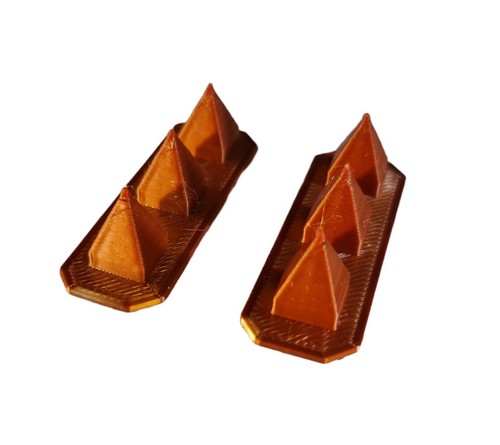 Schnürsenkel spikes kupfer - 2,