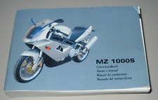 Betriebsanleitung MZ 1000 S Fahrerhandbuch Owner´s Manual Manuel du conducteur