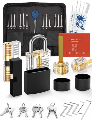 Lockpicking set teilig - lockpicking, 37-teilig