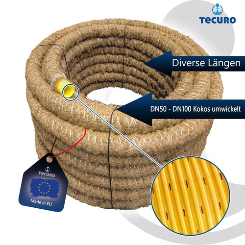 Tecuro drainagerohr drainage - drainagerohr,