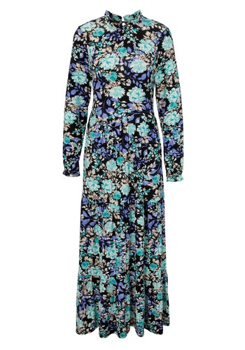 Maxikleid jerseykleid kleid - maxikleid,