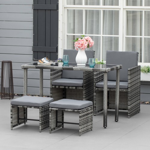Outsunny polyrattan sitzgruppe - outsunny,