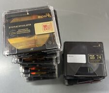 27x Minidisc Kassetten Sammlung / Konvolut inkl. 18x Sony Premium 74min.