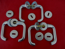 3 mal Türdrücker Drückergarnitur aus Edelstahl mit Rosetten