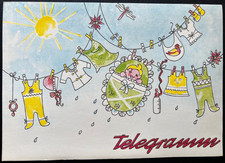 Telegramm-Schmuckblatt aus