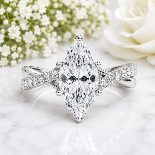 Karat marquise schliff - 3,50,