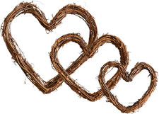 Haustür Deko 3 Stück Rattan