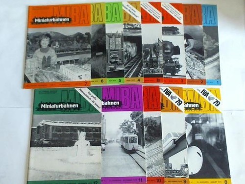 Miniaturbahnen jahrgang - miniaturbahnen.,