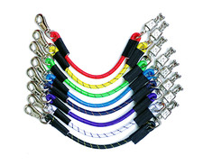 Jahorse-Gummianbinder, Hängeranbinder, Boxenanbinder, Anbinder 60 cm elastic tie