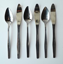 3 Grapefruit-Bestecke 6 Teile WMF Besteck Cromargan poliert FRANKFURT Pfeiffer