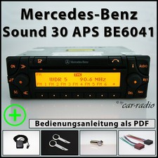 Original Mercedes Sound 30 APS BE6041 Becker Navigationssystem A0028205426 Set