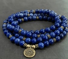Mala-Kette aus Lapislazuli mit
