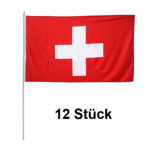 Stück stockfahne schweiz - 12,