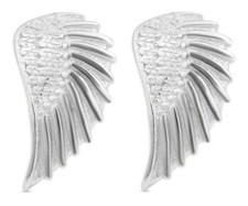 Flügel Ohrstecker 925 Silber