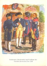 Post AK Hessen Briefträger Uniform Kurhessischen Post Postillione
