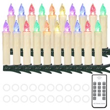 Bunt Weihnachtskerzen