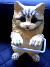 niedliche kleine KATZE Toilettenpapierhalter / Papierspender ca. 22x11x11cm Wand