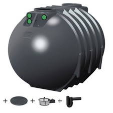 Regenwasserzisterne 10000 Liter REGENTA GARTEN - Regenwassertank, Zisterne