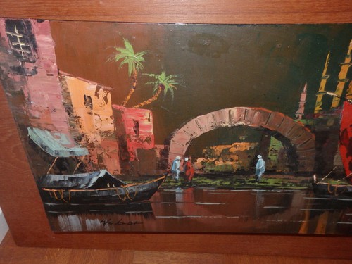 ölbild 100x32cm auf - Ölbild,